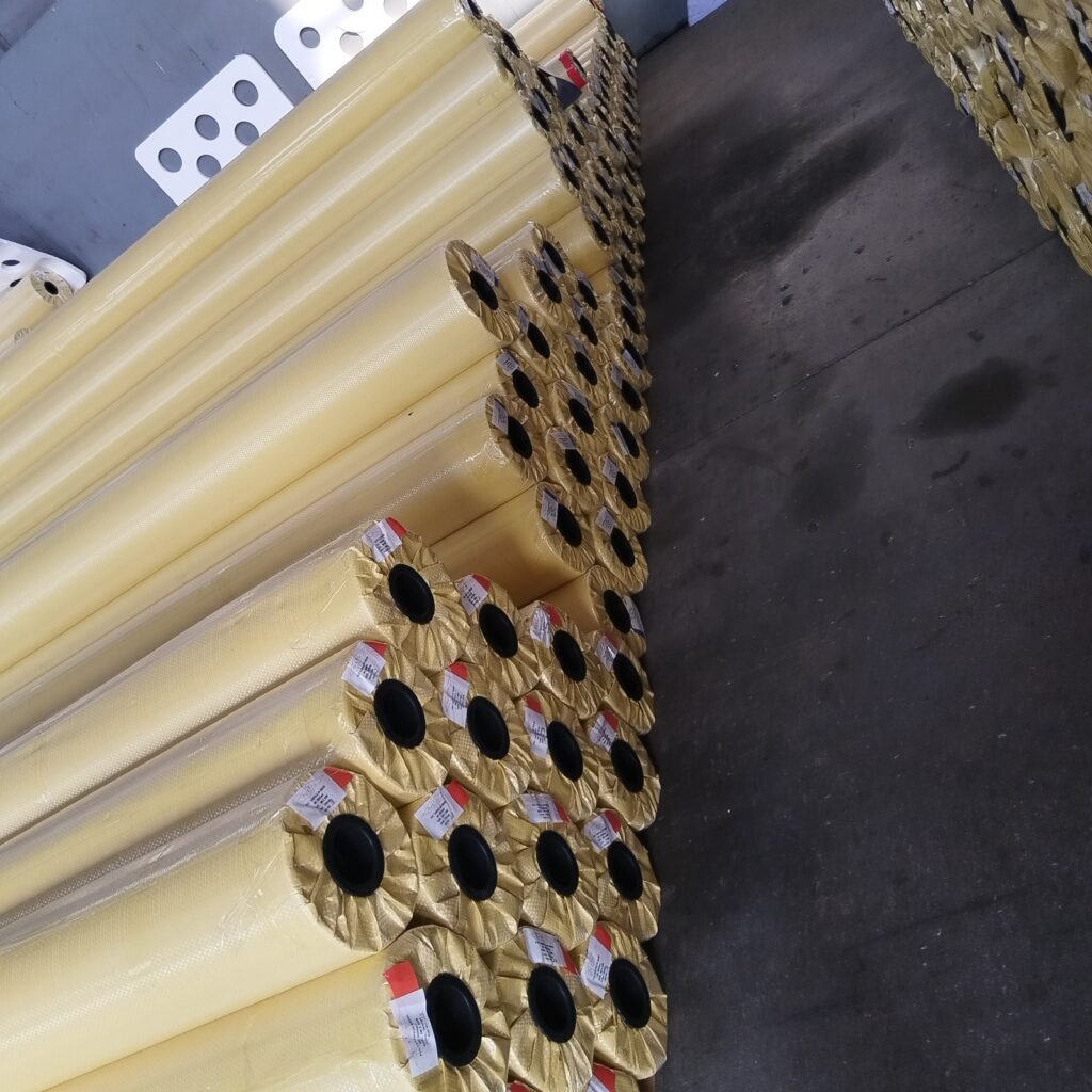 Custom tarpaulin fabrication detail